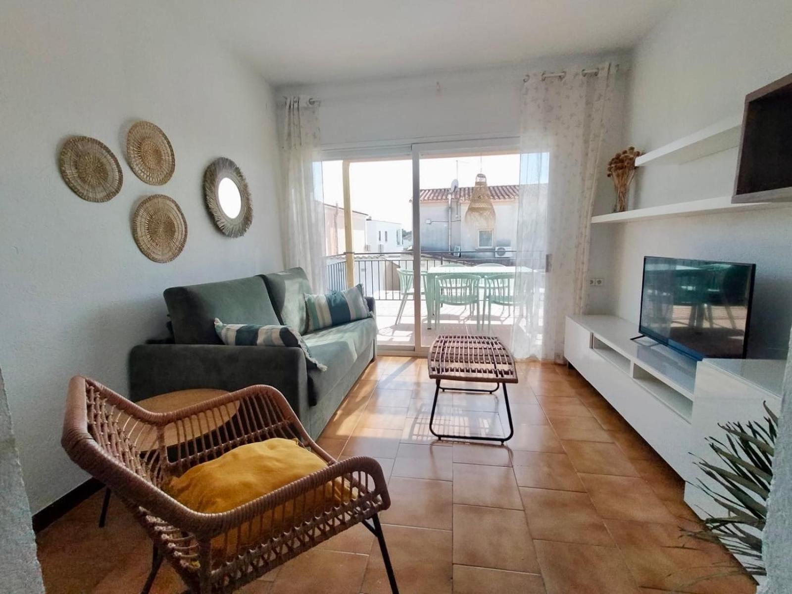 Gorgot P1 I Apartamento Con Terraza Y Piscina Comunitaria Cerca De La Playa Empuriabrava Dış mekan fotoğraf