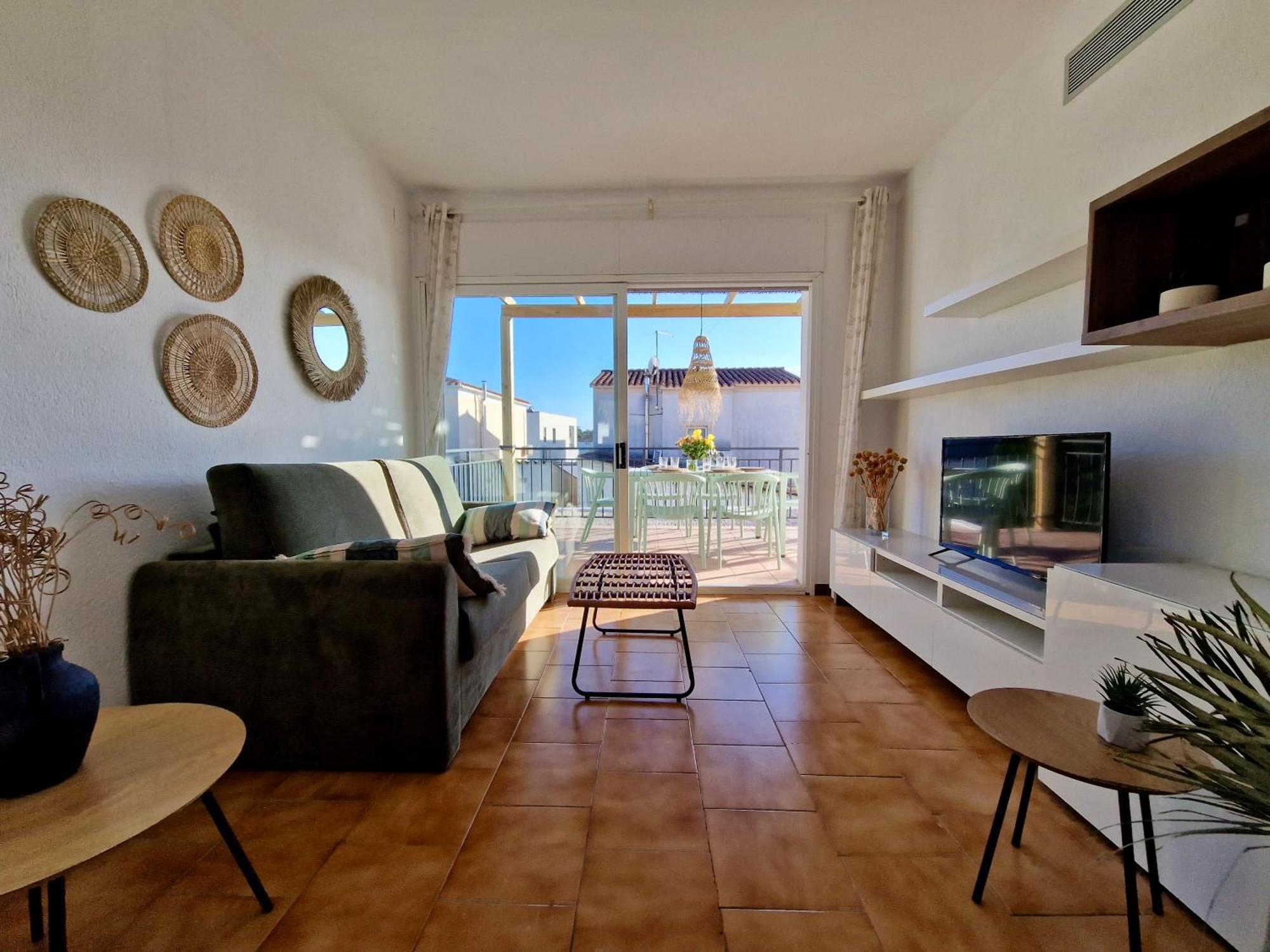 Gorgot P1 I Apartamento Con Terraza Y Piscina Comunitaria Cerca De La Playa Empuriabrava Dış mekan fotoğraf